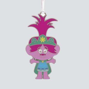Hallmark Trolls World  Tour Poppy Metal Christmas Ornament